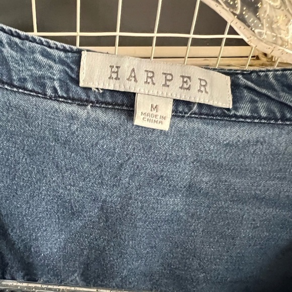 Harper denim style blouse - Picture 5 of 7